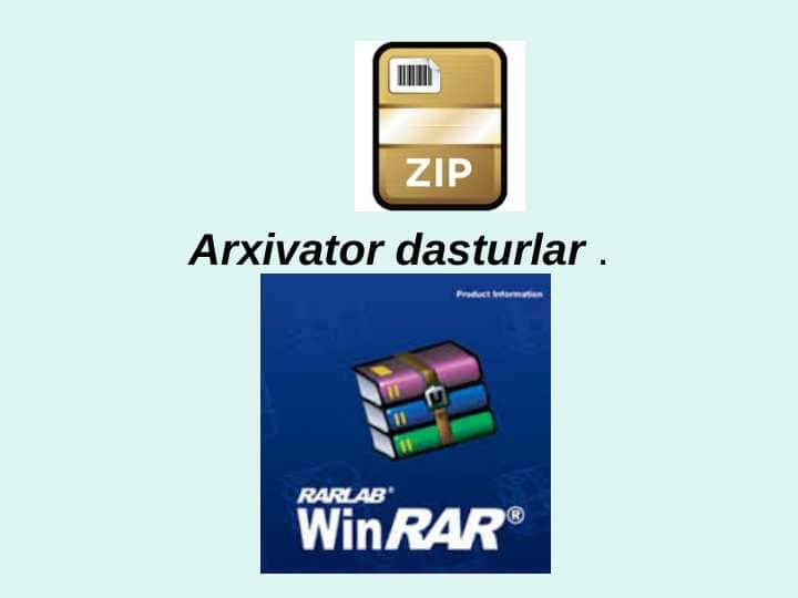 Arxivator dasturlar