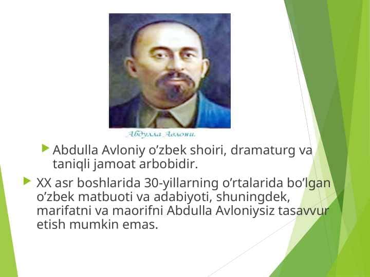 Abdulla Avloniy