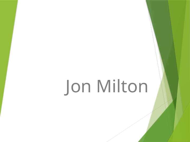 Jon Milton
