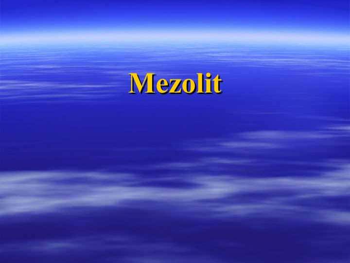 Mezolit