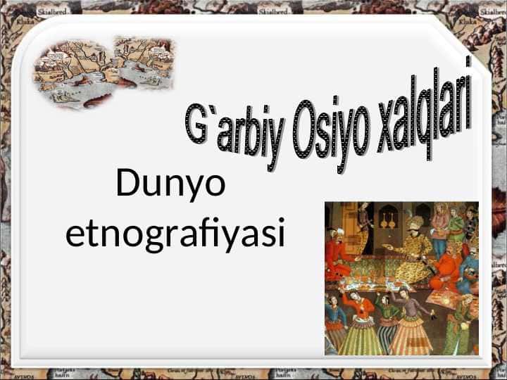 G`arbiy Osiyo xalqlari