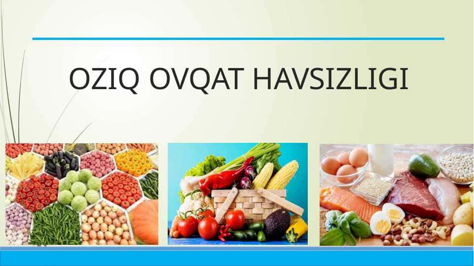 OZIQ OVQAT HAVSIZLIGI