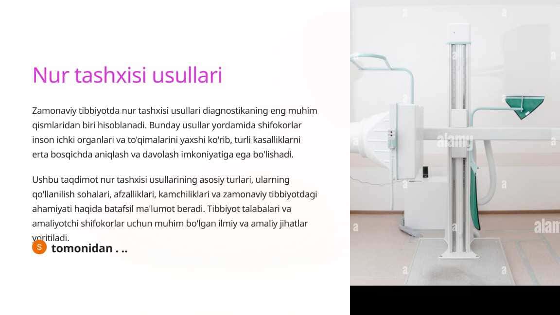 Nur tashxisi usullari
