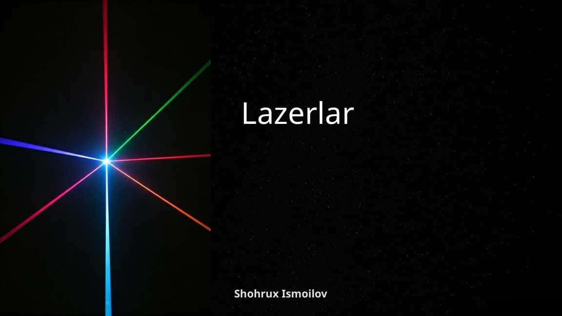 Lazerlar