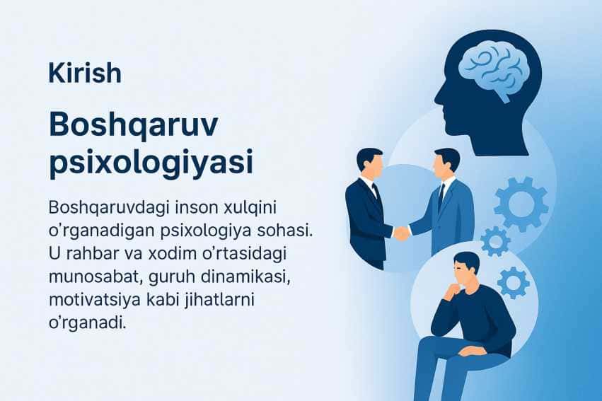 Boshqaruv psixologiyasi