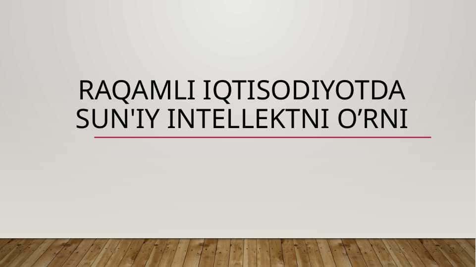 Pul haqidagi turli xil nazariyalar va xozirgi zamon pulining tabiati (2)