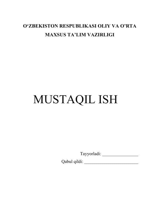 STRESS HOLATIDA BUYURAK USTI BEZLARI PO’STLOG’I GORMONLARNING RO’LI VA HUJAYRALARNING MORFOLOGIK TUZILISHI