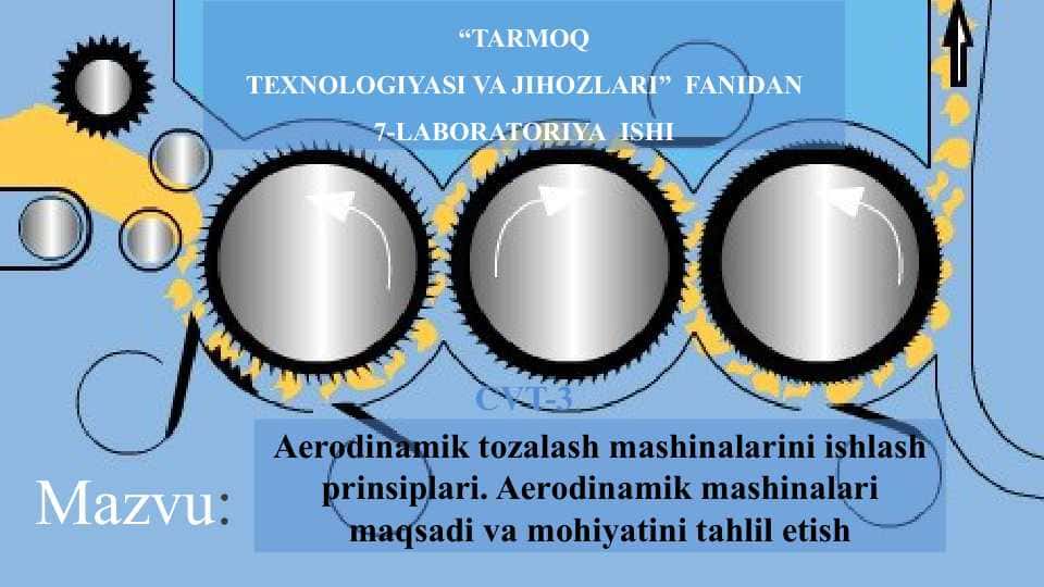 Aerodinamik tozalash mashinalarini ishlash prinsiplari. Aerodinamik mashinalari maqsadi va mohiyatini tahlil etish