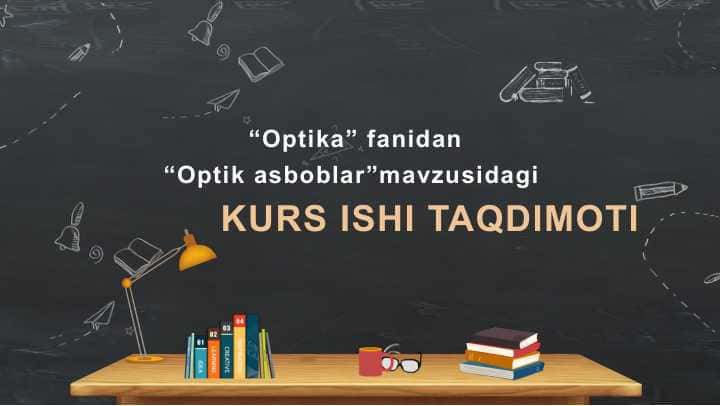 Optik asboblar