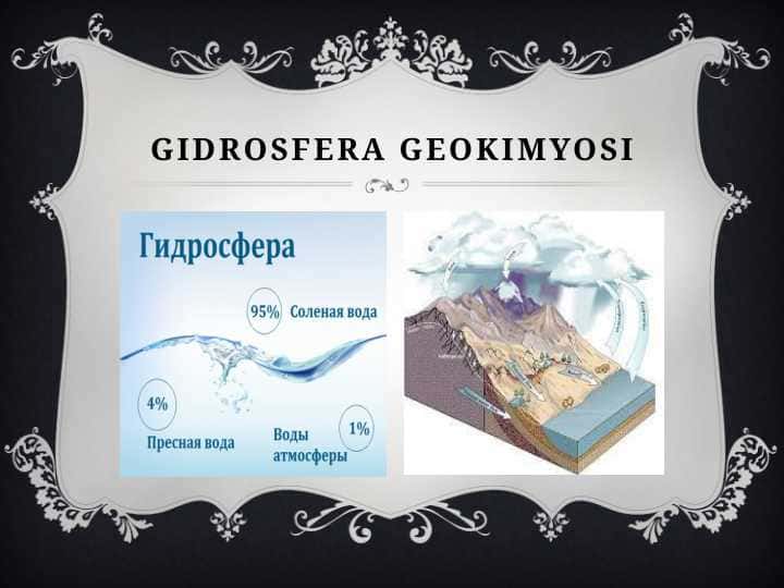 Gidrosfera geokimyosi