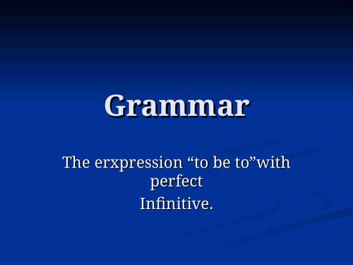 grammar