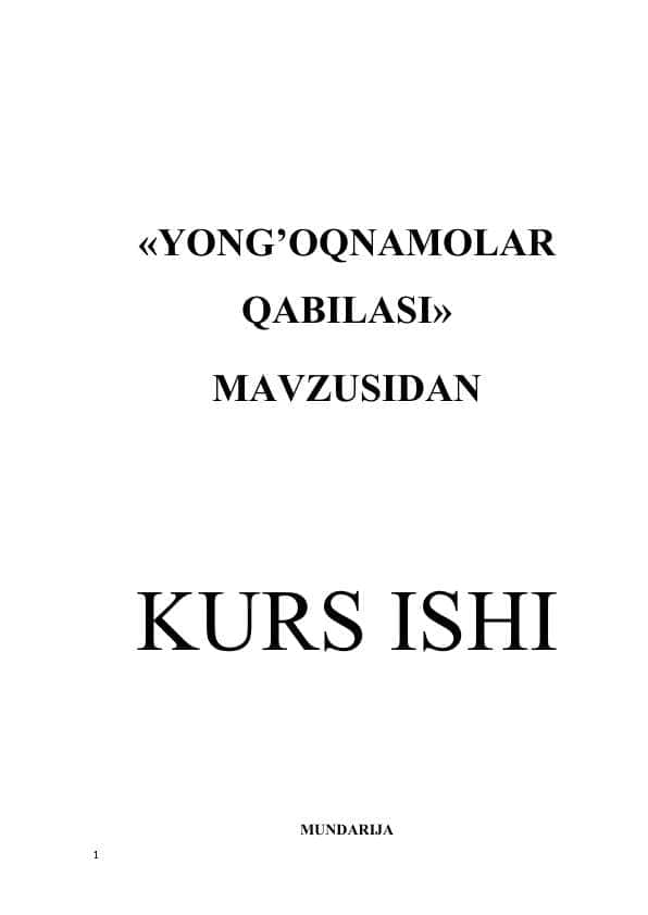 YONG’OQNAMOLAR QABILASI