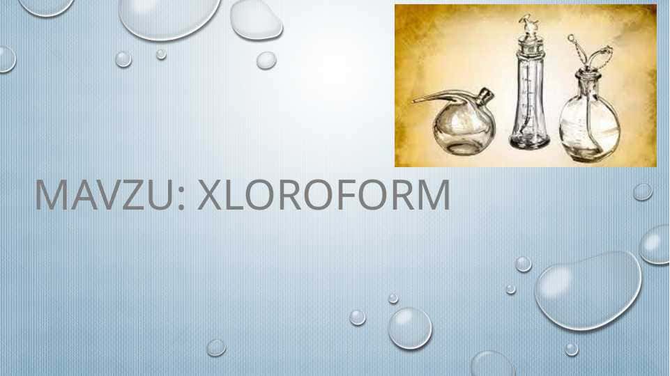 xloroform