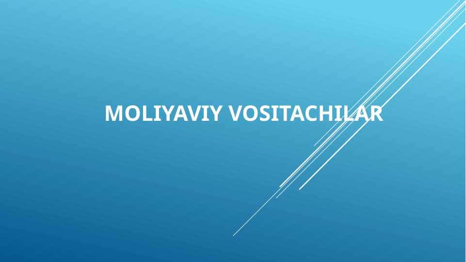 Moliyaviy vositachilar