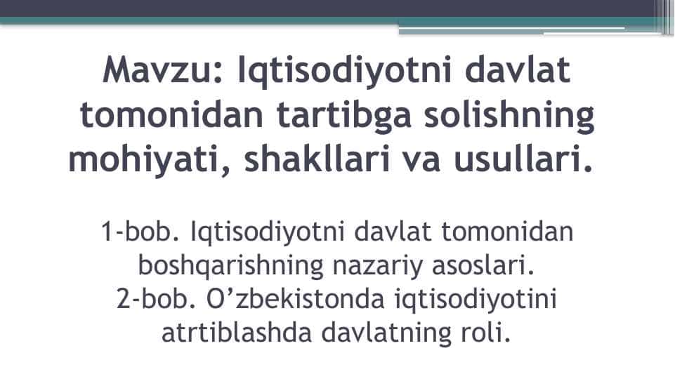 Iqtisodiyot nazariyasi fanining funksiyalari va mantiqiy tarkibi