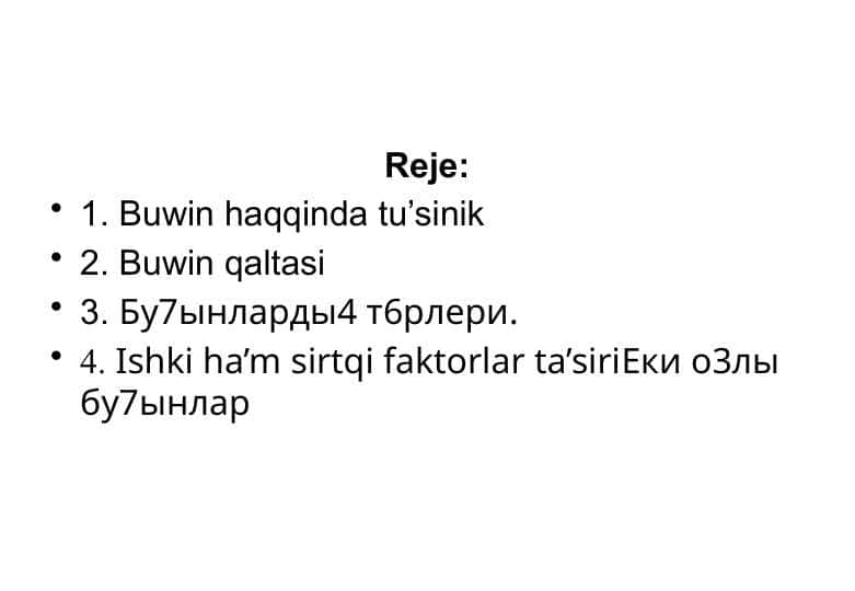 Buwin sonografiyasi . Buwin haqqinda tu’sinik