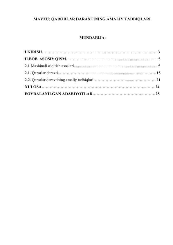 QARORLAR DARAXTINING AMALIY TADBIQLARI..docx