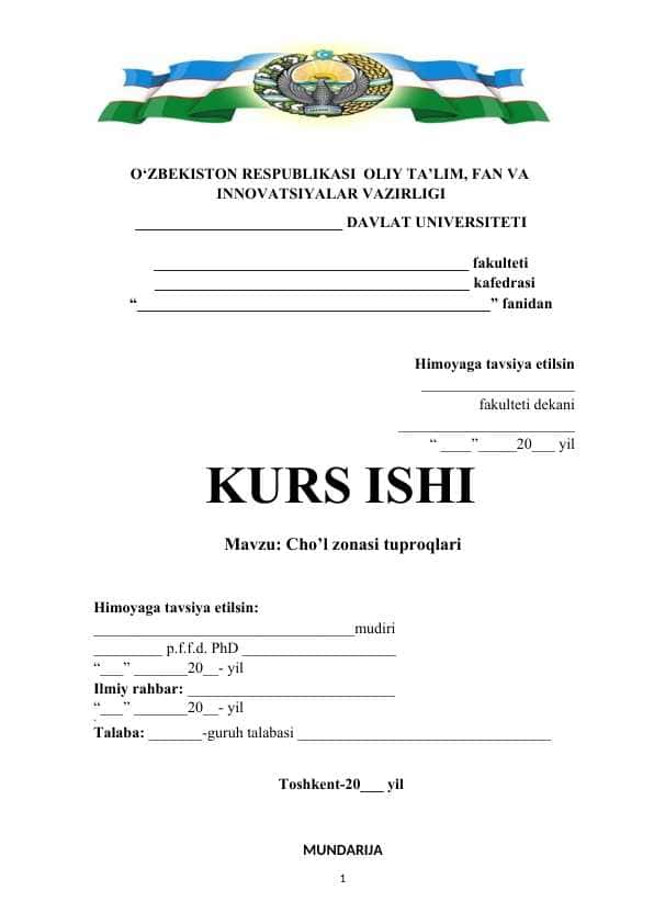 Cho’l zonasi tuproqlari