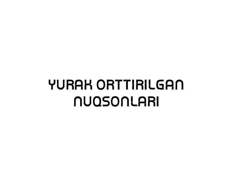 Yurak mitral va aortal nuqsonlari