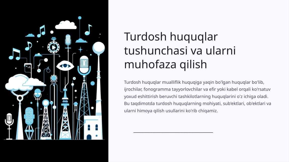 Turdosh huquqlar tushunchasi va ularni muhofaza qilish