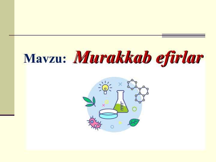 Murakkab efirlar