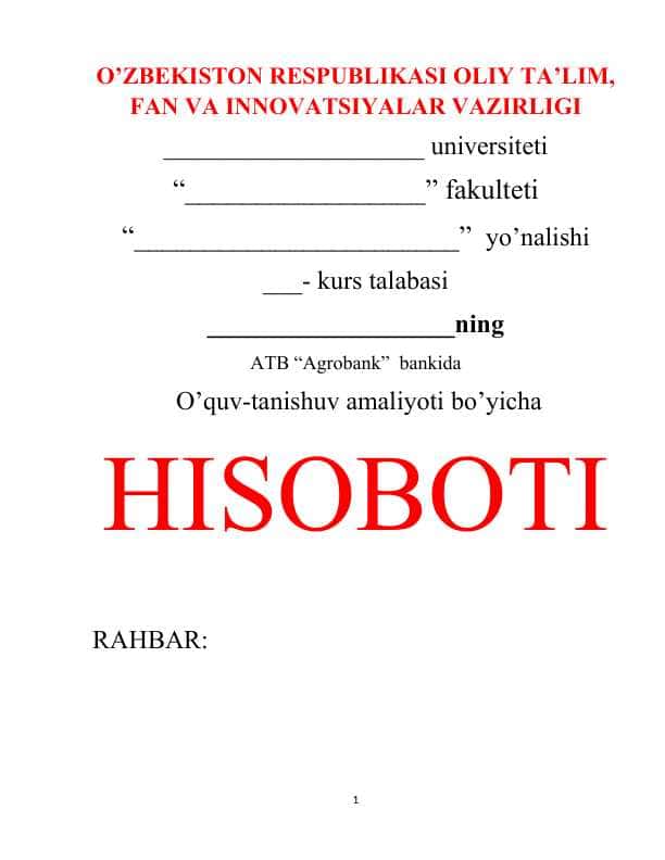 Agrobank amaliyot hisoboti