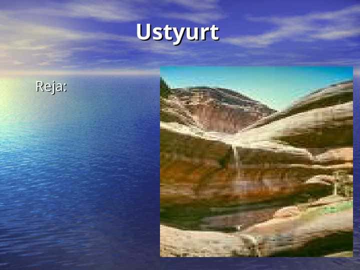 ustyurt platosi