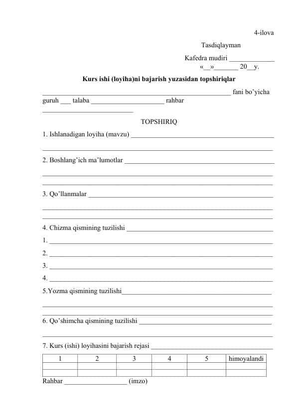 Taqriz ilovalar TeRdu uchun