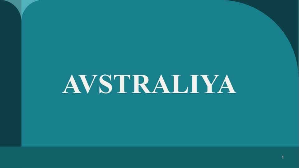 Avstraliya iqtisodiyoti