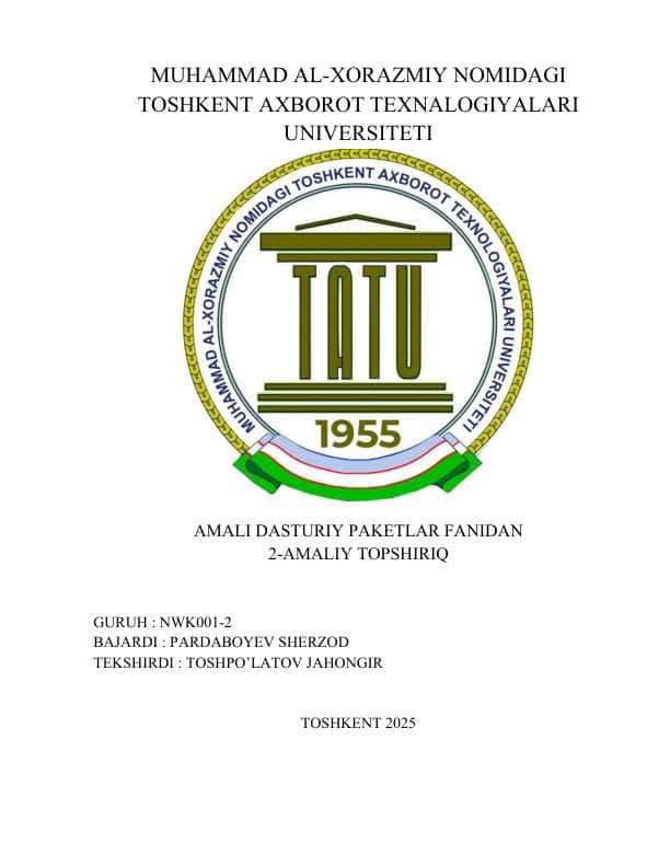 Matlab tizimida interpolyatsiya va approksimatsiya masalalarini yechish.