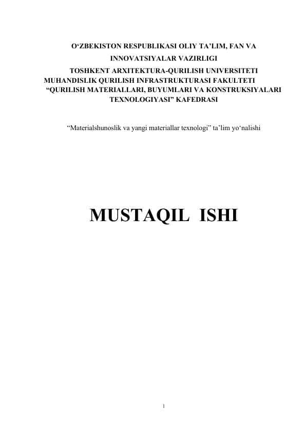 Sement tizimlarining termohimik xususiyatlarini diferensial termik tahlil (DTA) usulida o'rganish.