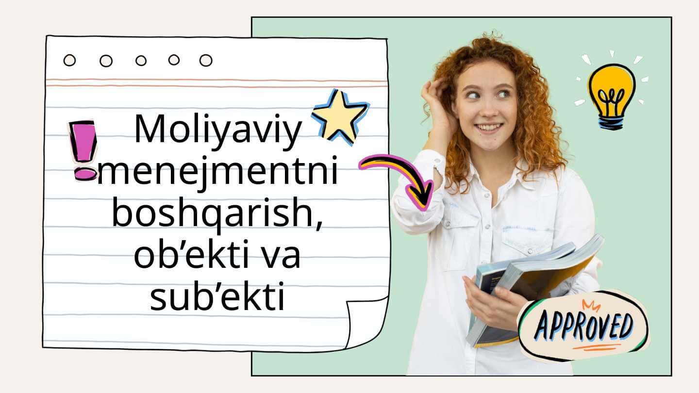 Moliyaviy menejmentni boshqarish, ob'ekti va sub'ekti