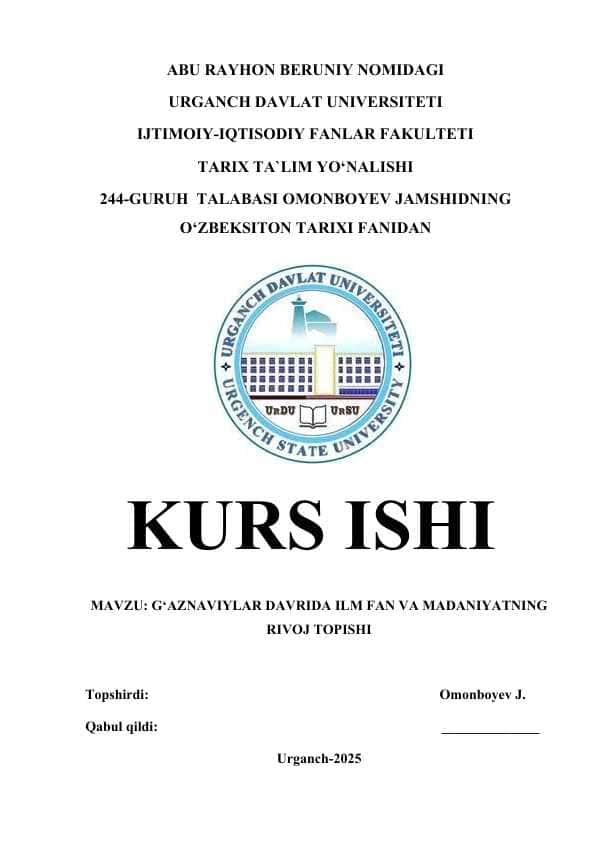 G'AZNAVIYLAR DAVRIDA ILM FAN VA MADANIYATNING RIVOJ TOPISHI.docx