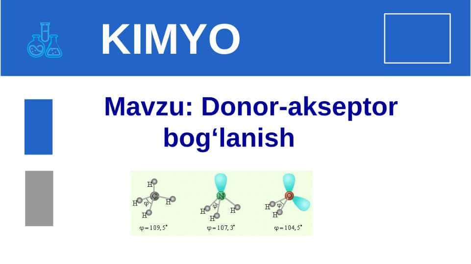 Donor-akseptor bog‘lanish