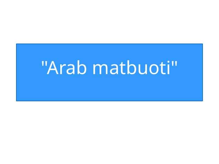 Arab matbuoti