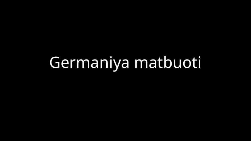 Germaniya matbuoti va uning tarixi