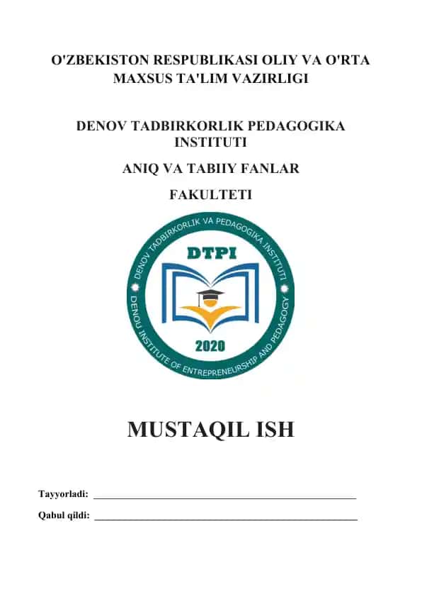 Shteyner teoremasi va uning tadbiqlari. Referat 15 bet.