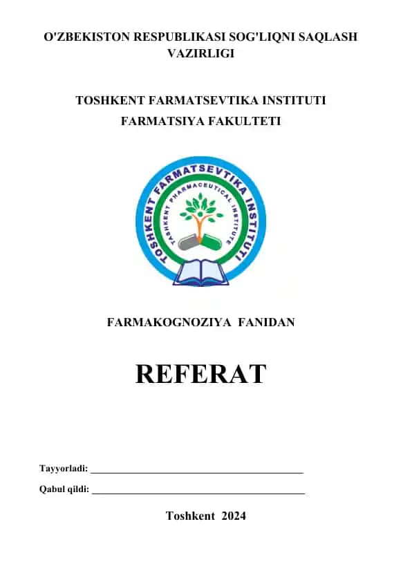 Bargsiz itsigak (anabazin), kuchala, ilon rauvolfiya, xitoy choy o’simliklari. Referat 10 bet.