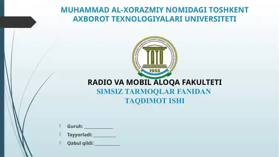 LTEda uzatuvchi va qabul qiluvchi qurilmalarning tuzulishi