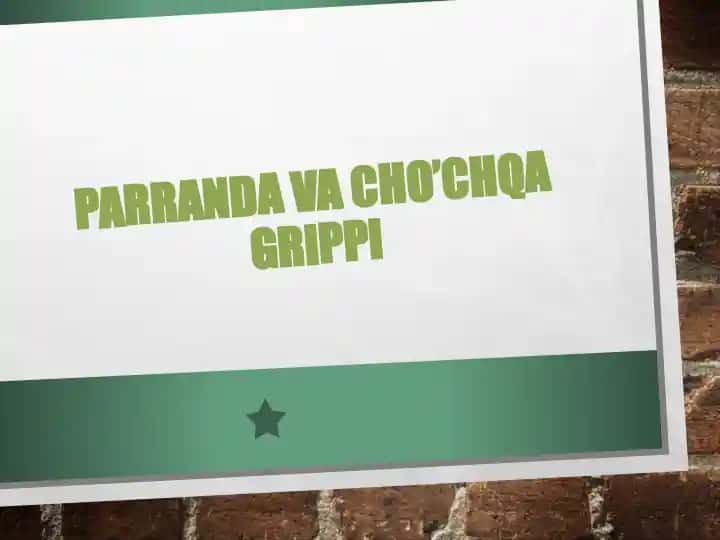 Parranda va Cho'chqa grip grippi