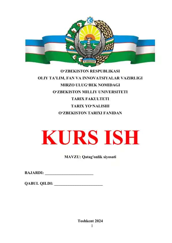 Qatag'onlik siyosati