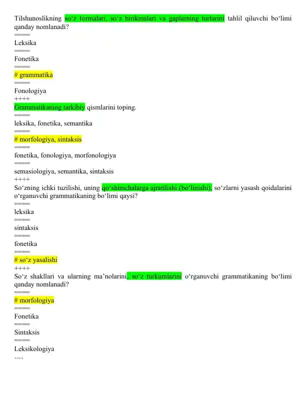 Tilshunoslik faniga kerakli doc.