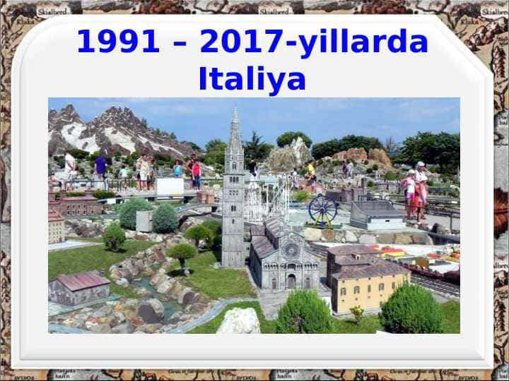1991-2017 yillarda Italiya davlati.