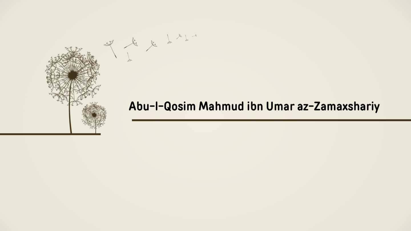Abu-l-Qosim az-Zamaxshariy