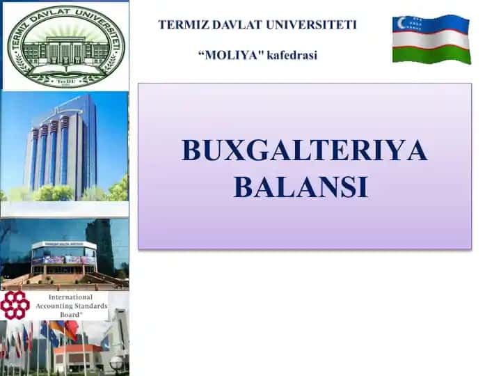 BUXGALTERIYА BALANSI