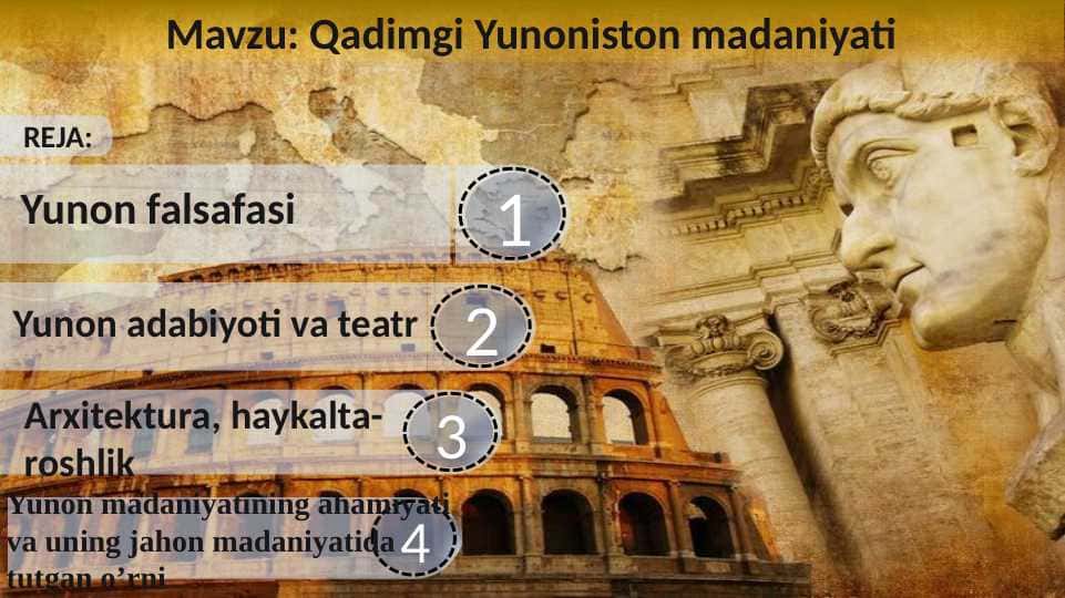 Qadimgi Yunoniston madaniyati
