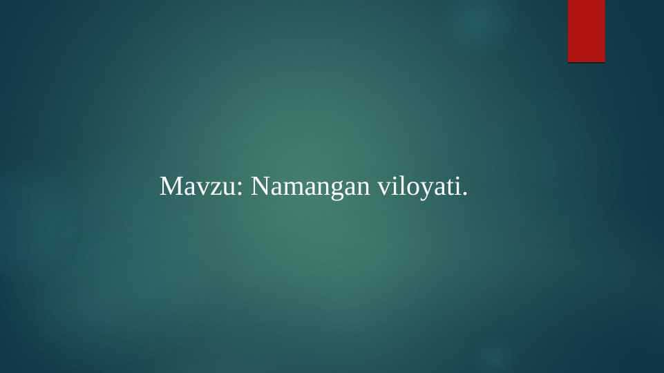 Namangan viloyati