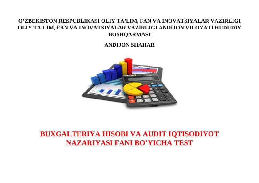 Iqtisodiyot nazariyasi fani bo’yicha test