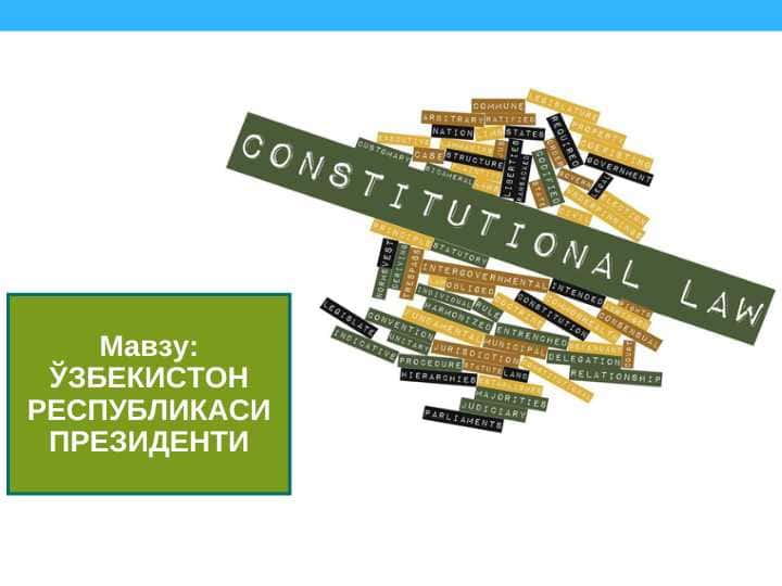 ЎЗБЕКИСТОН РЕСПУБЛИКАСИ ПРЕЗИДЕНТИ || O'ZBEKISTON RESPUBLIKASI PREZIDENTI