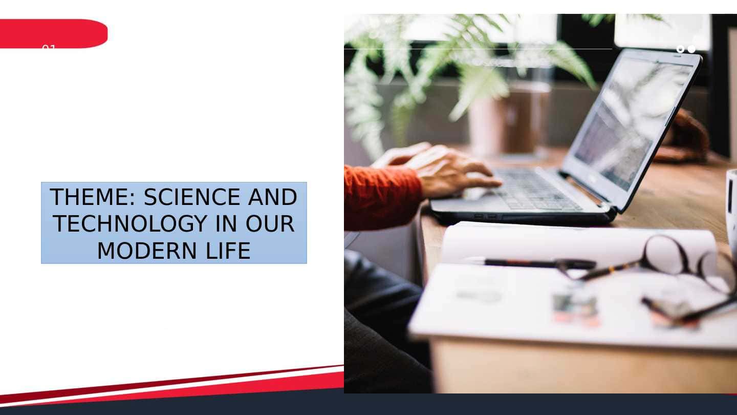 SCIENCE AND TECHNOLOGY IN OUR MODERN LIFE